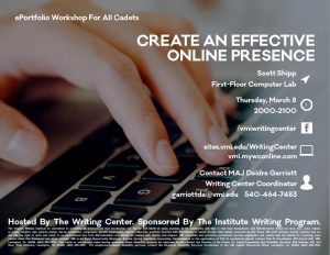 ePortfolio Workshop for All Cadets: Create an effective online presence